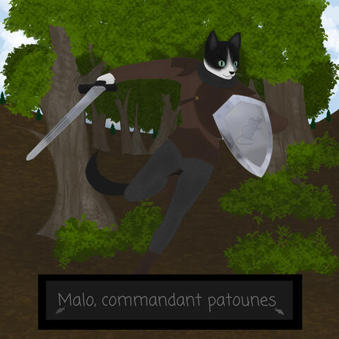 Malo, commandant patounes